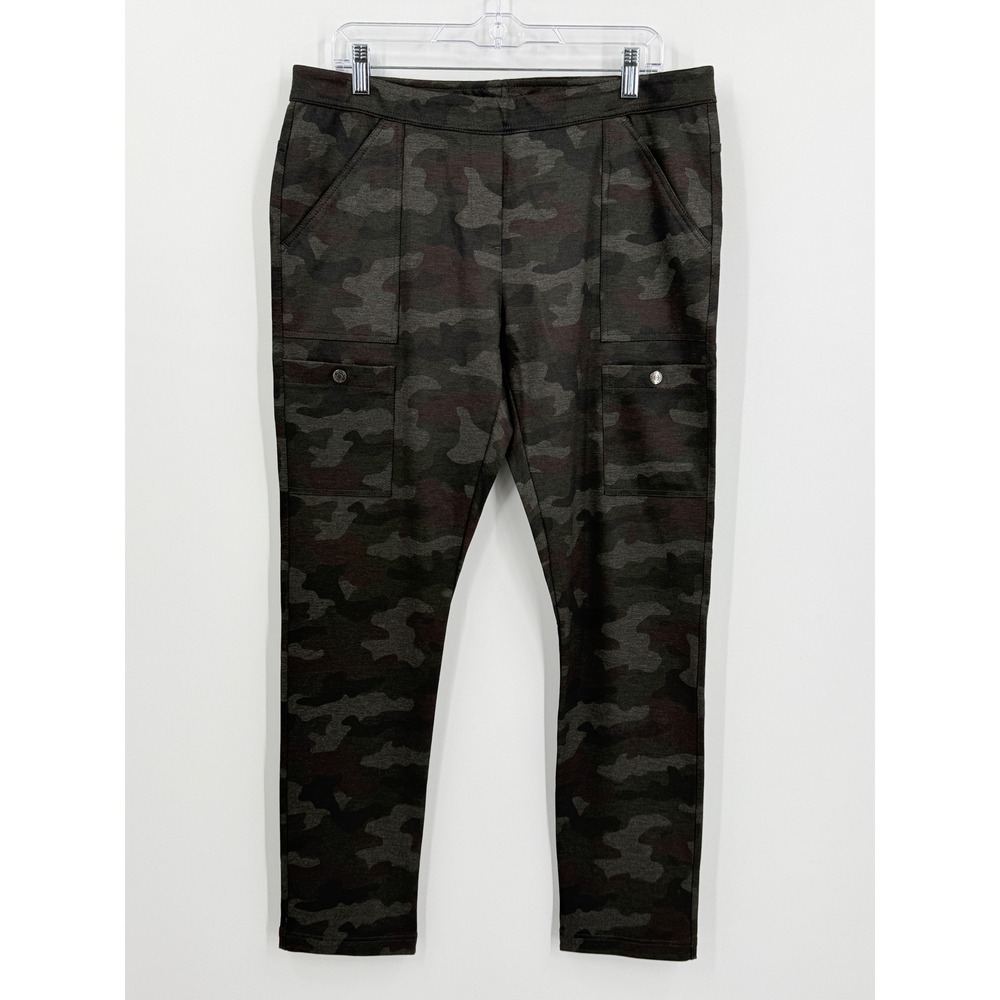 Anatomie Jenny Camo Cargo Pants Womens L Travel Hiking Green Camouflage Skinny